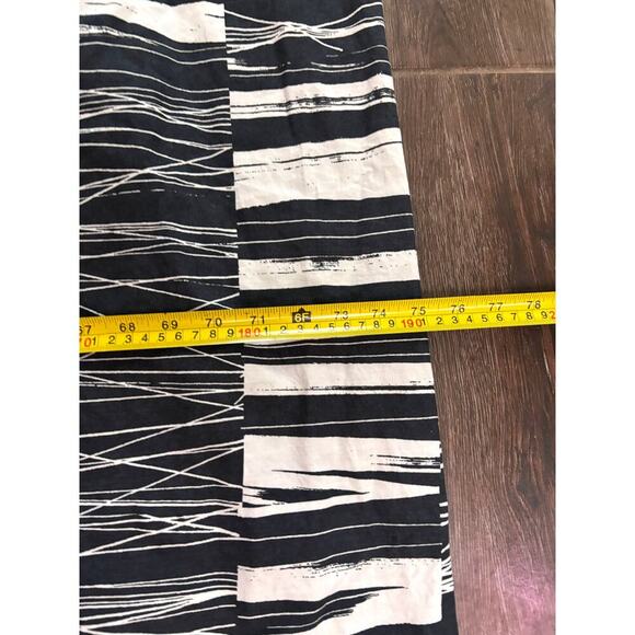 VTG Black White Duvet Cover 75"x84" 1990s Snap Closure - Picture 8 of 8
